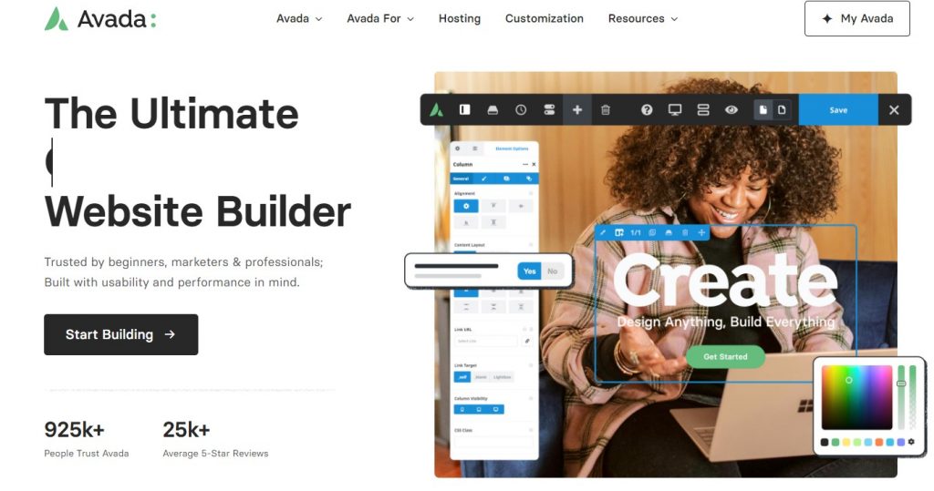 avada theme