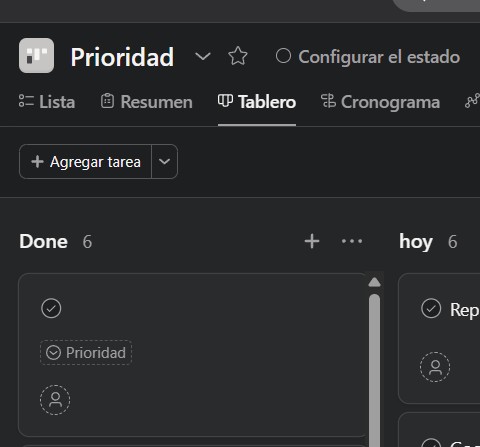tarea de Asana